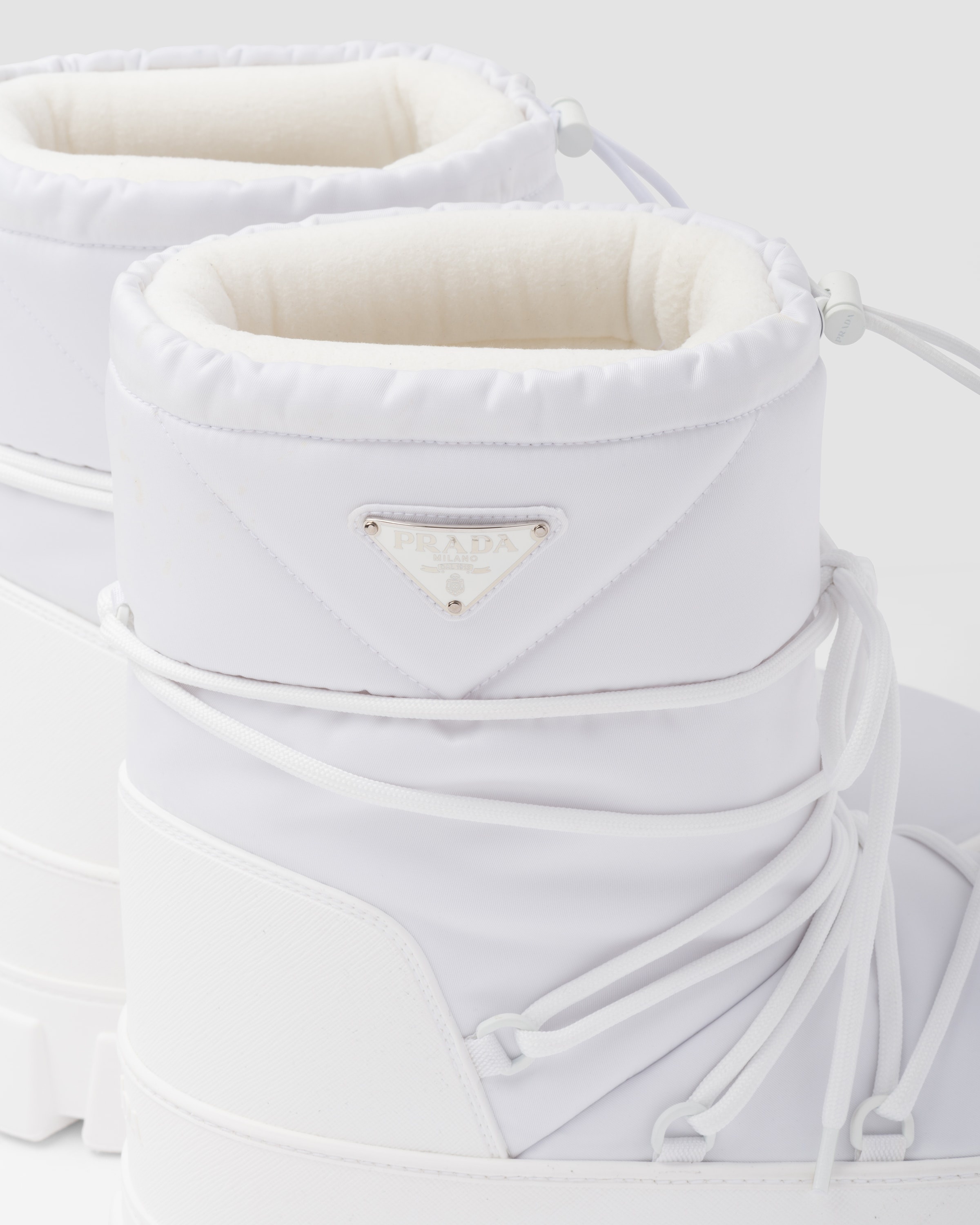 Re-Nylon gabardine après ski booties - 5