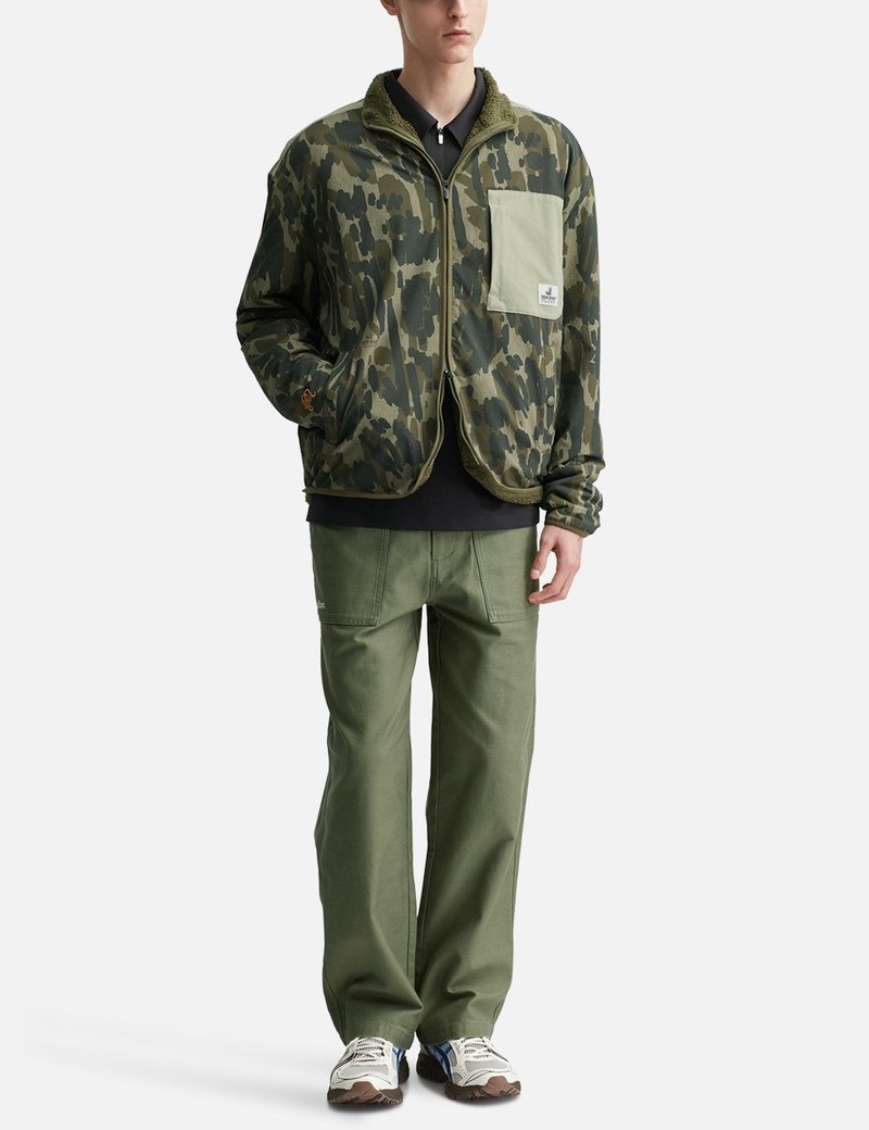 malbon TOUR DIVOT CAMO SHERPA JACKET outlook