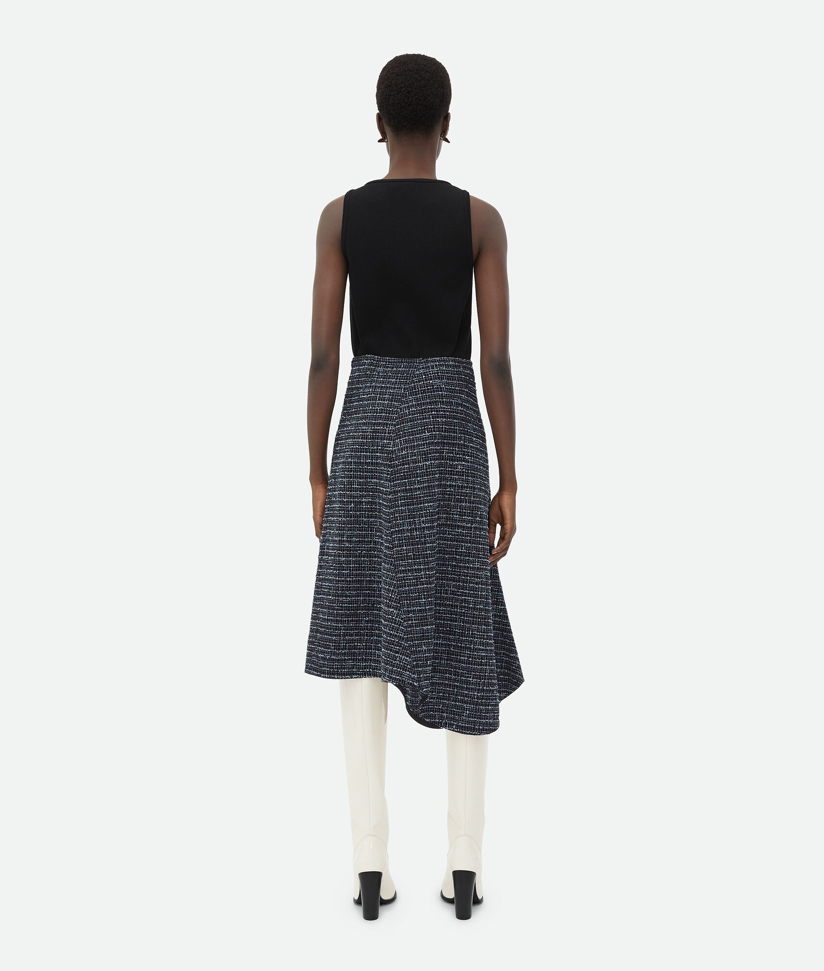 Structured Tweed Skirt - 3
