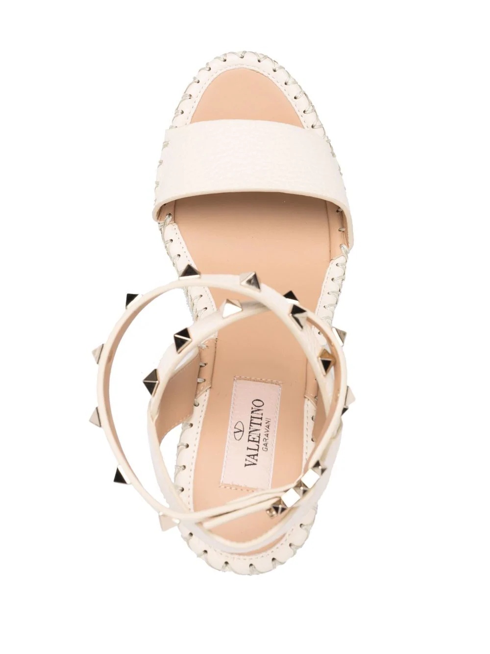 Rockstud wedge sandals - 4