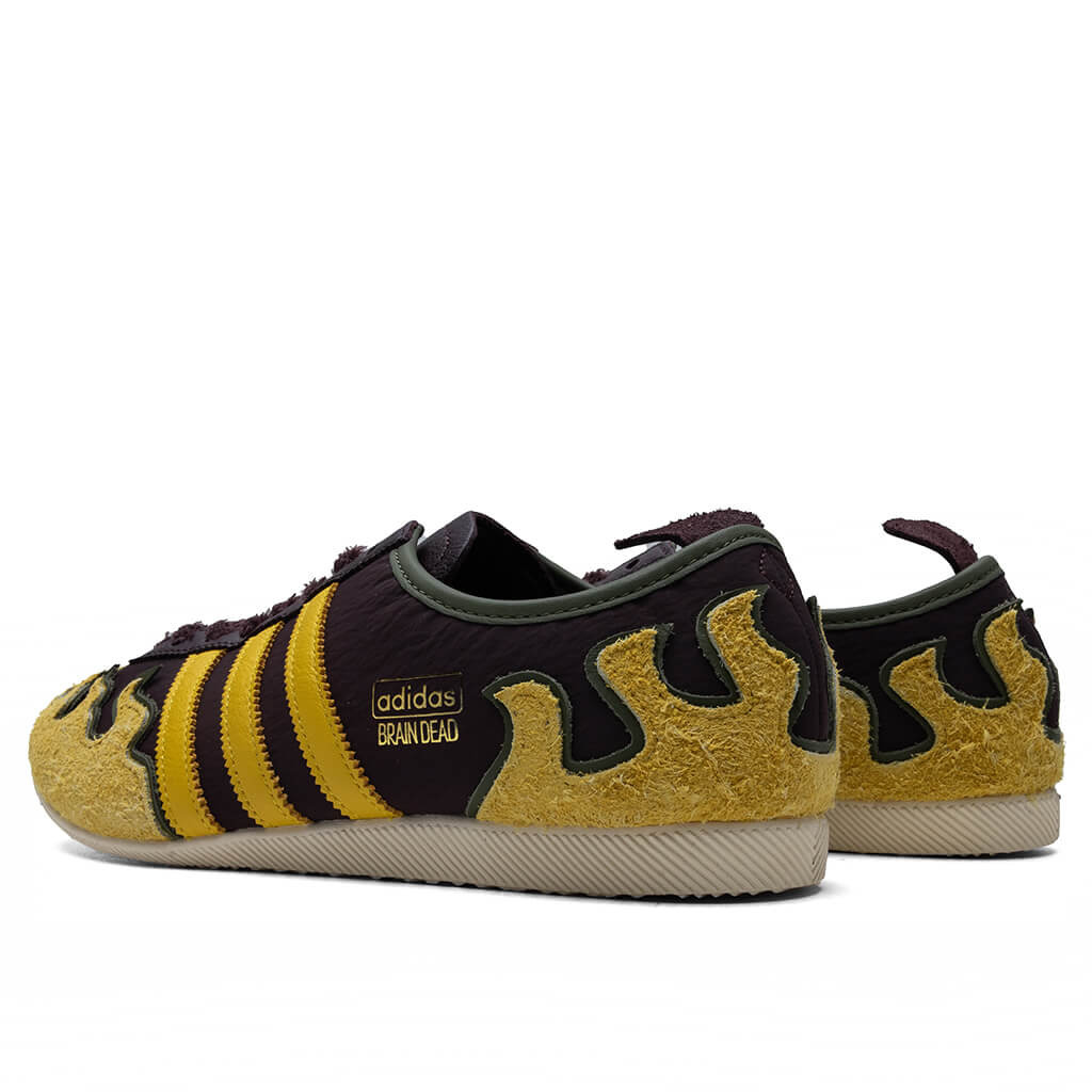 ADIDAS X BRAIN DEAD JAPAN LOW - SHADOW BROWN/HAZEL YELLOW/OFF WHITE - 3