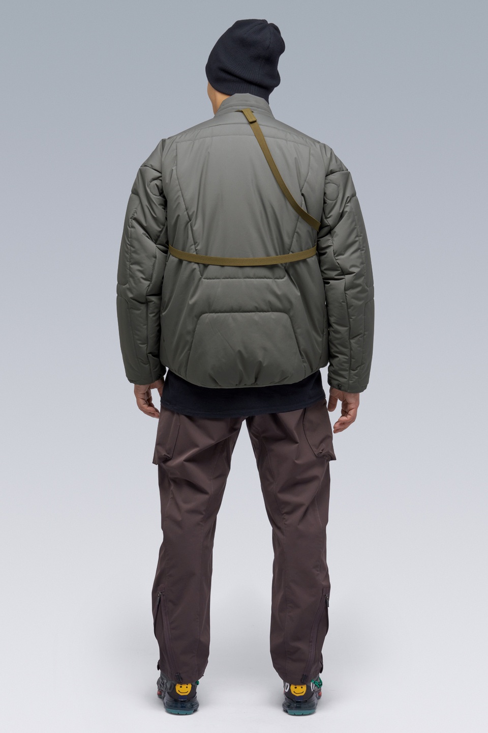 P41-DS schoeller® Dryskin™ Articulated Cargo Trouser Schwarzrot - 4
