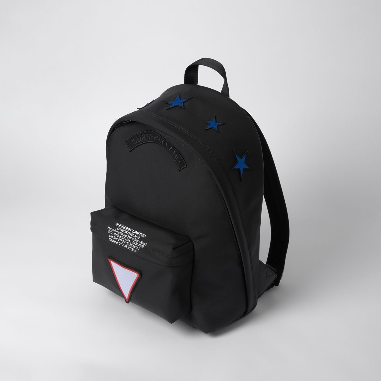 Badge Appliqué Nylon Backpack - 5