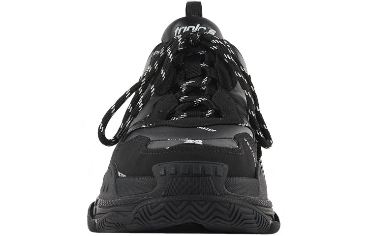 Balenciaga Triple S Sneaker 'Allover Logo - Black' 536737W2FA11090 - 3
