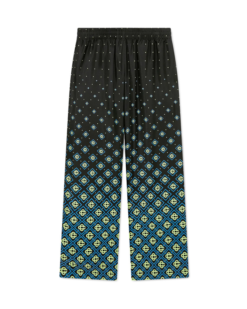 Degrade Monogram Silk Trousers 1