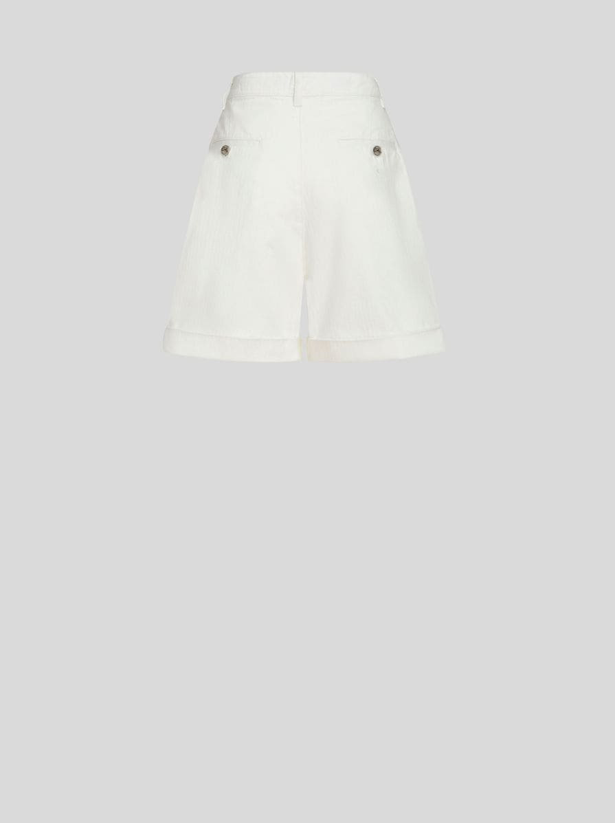 COTTON BERMUDA SHORTS WITH BUTTONS - 6