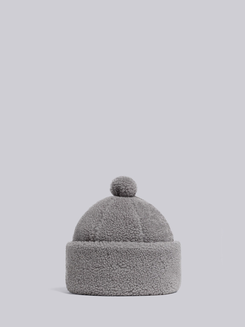 Shearling Oversized Pom Beanie 3