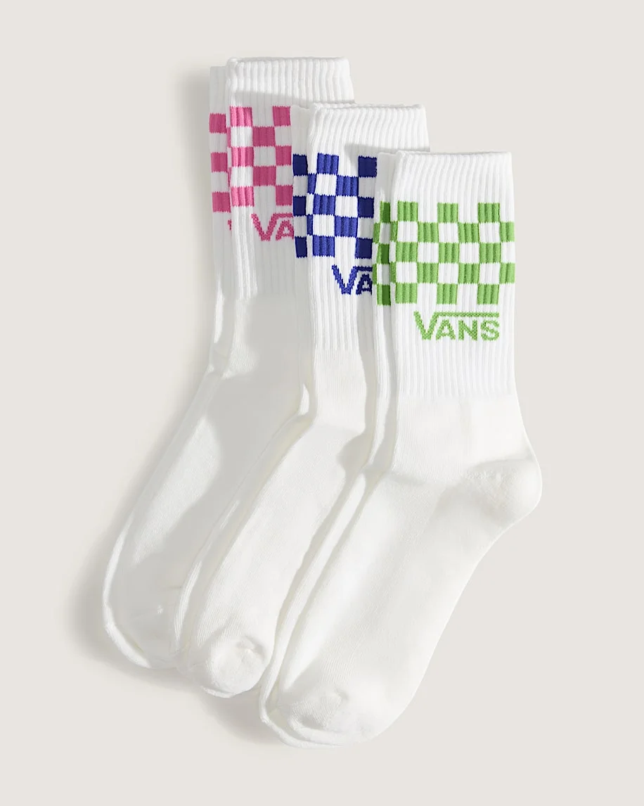 Classic Check Crew Socks - 1