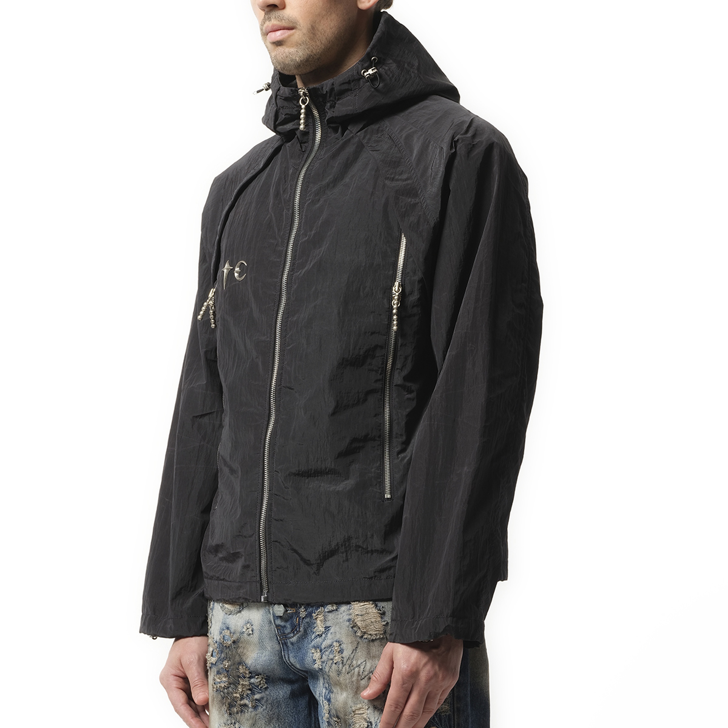 Scarred Wind Soldier Jacket in Black - 5