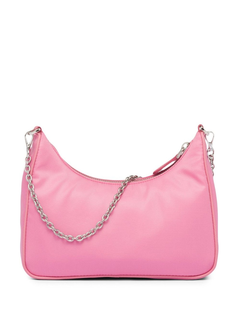 Prada logo-plaque shoulder bag outlook