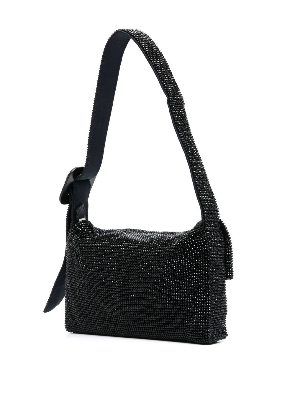 crystal-embellished clutch bag - 3