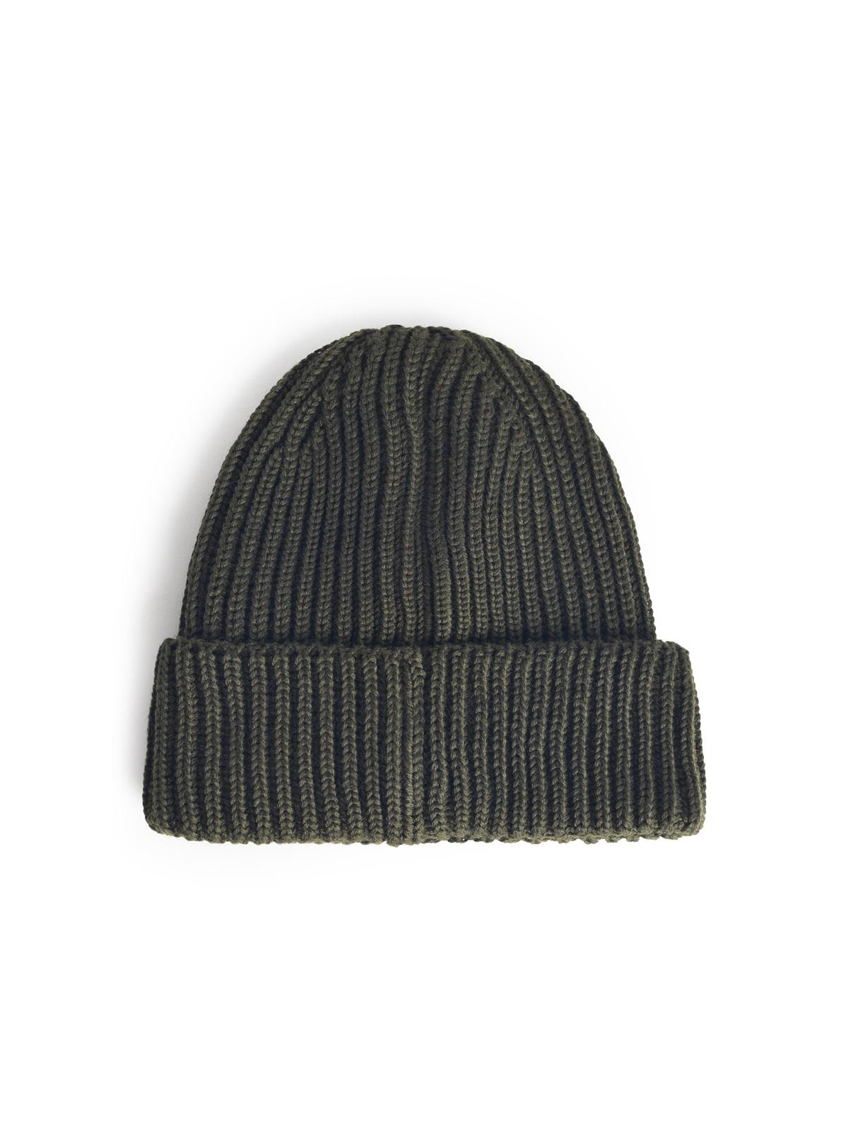 C.P. Company Green Merino Wool Beanie Men - 2