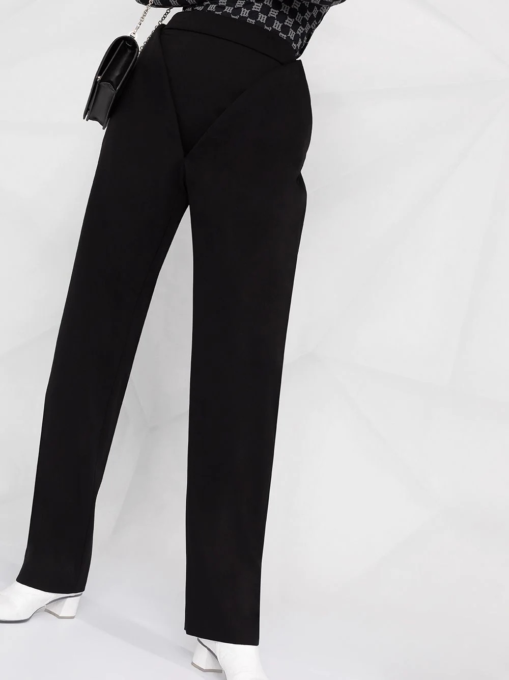 V construction tailored trousers - 5