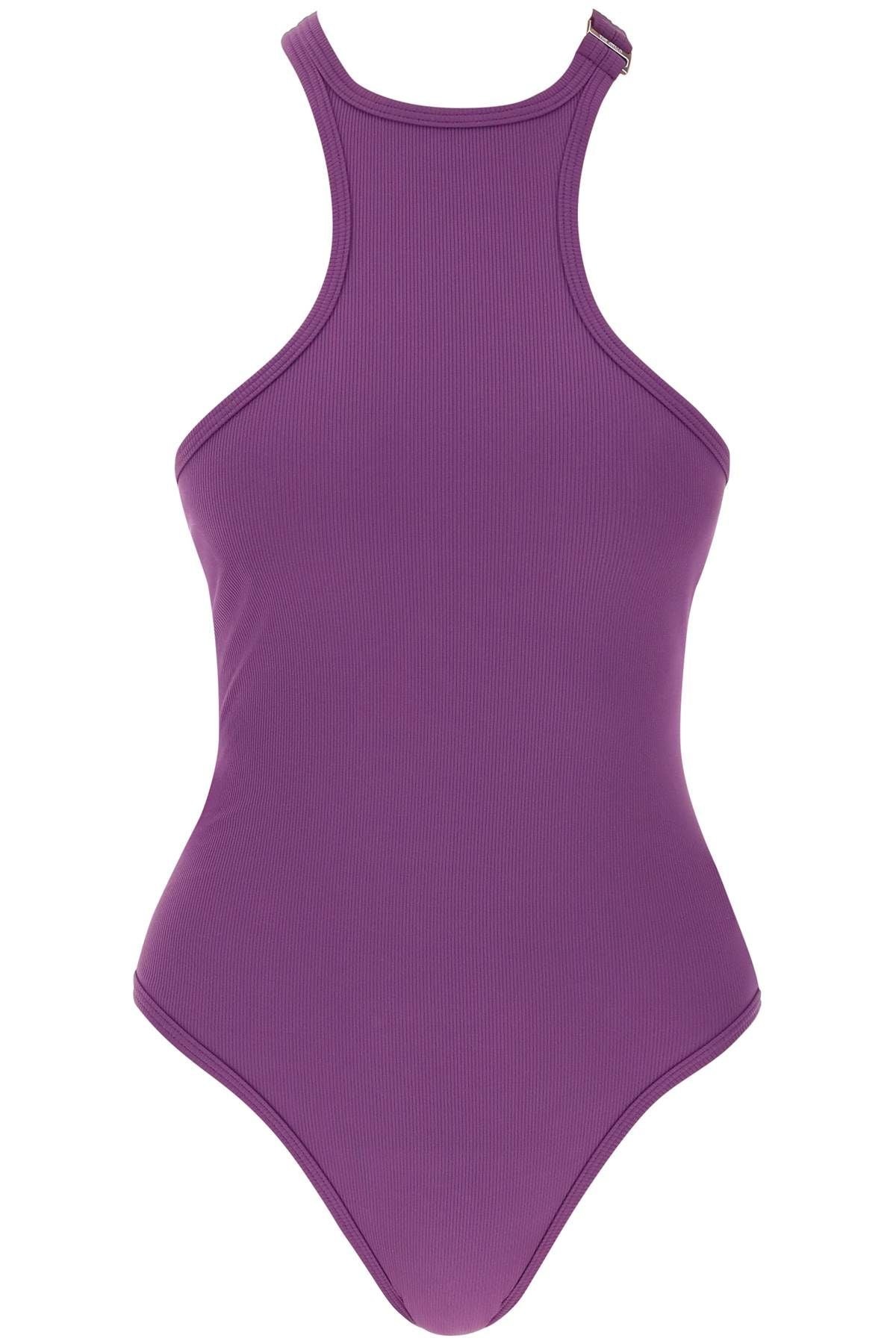 RIBBED LYCRA ONE-PIECE SWIMS - 1