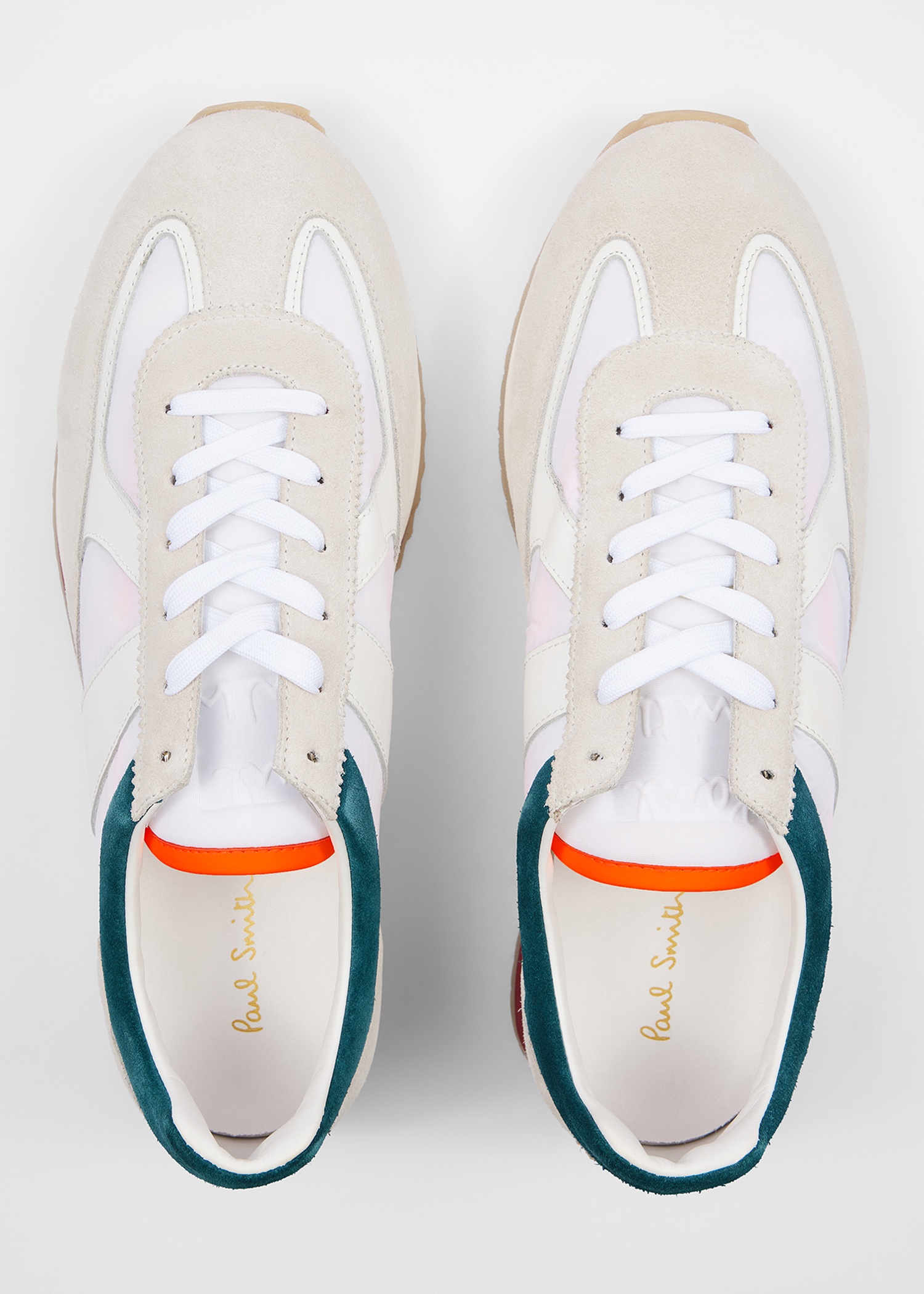 White 'Vignola' Suede Trainers - 5