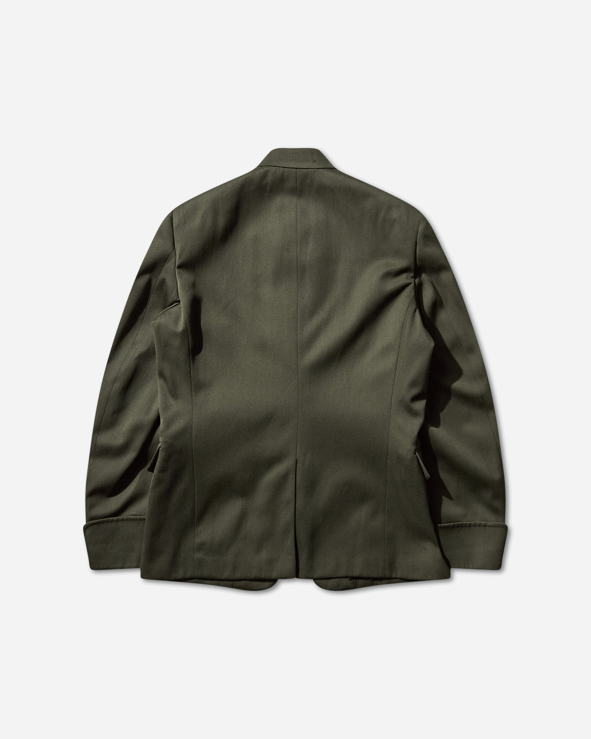 Men's Wool Blazer Khaki - 2