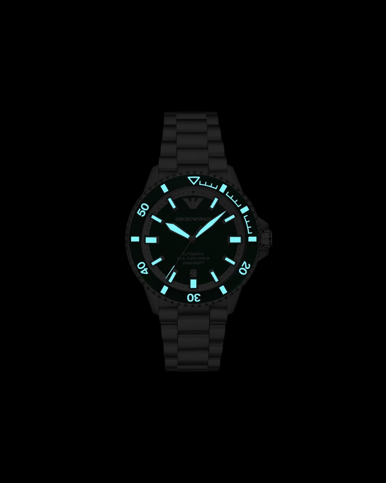 SEA EXPLORER AUTOMATIC STAINLESS STEEL WATCH - 4