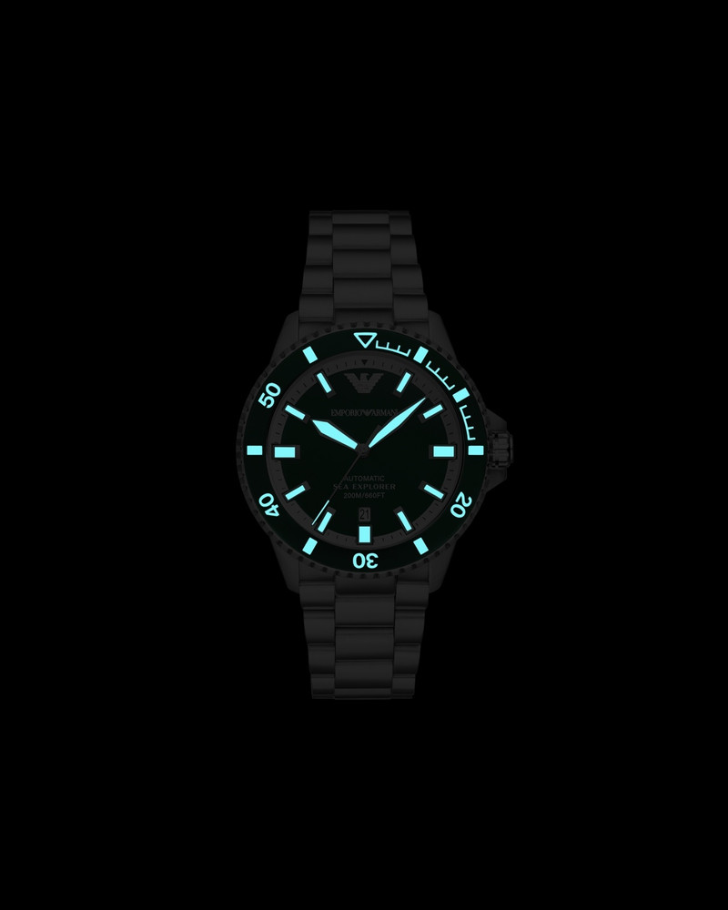 SEA EXPLORER AUTOMATIC STAINLESS STEEL WATCH 4