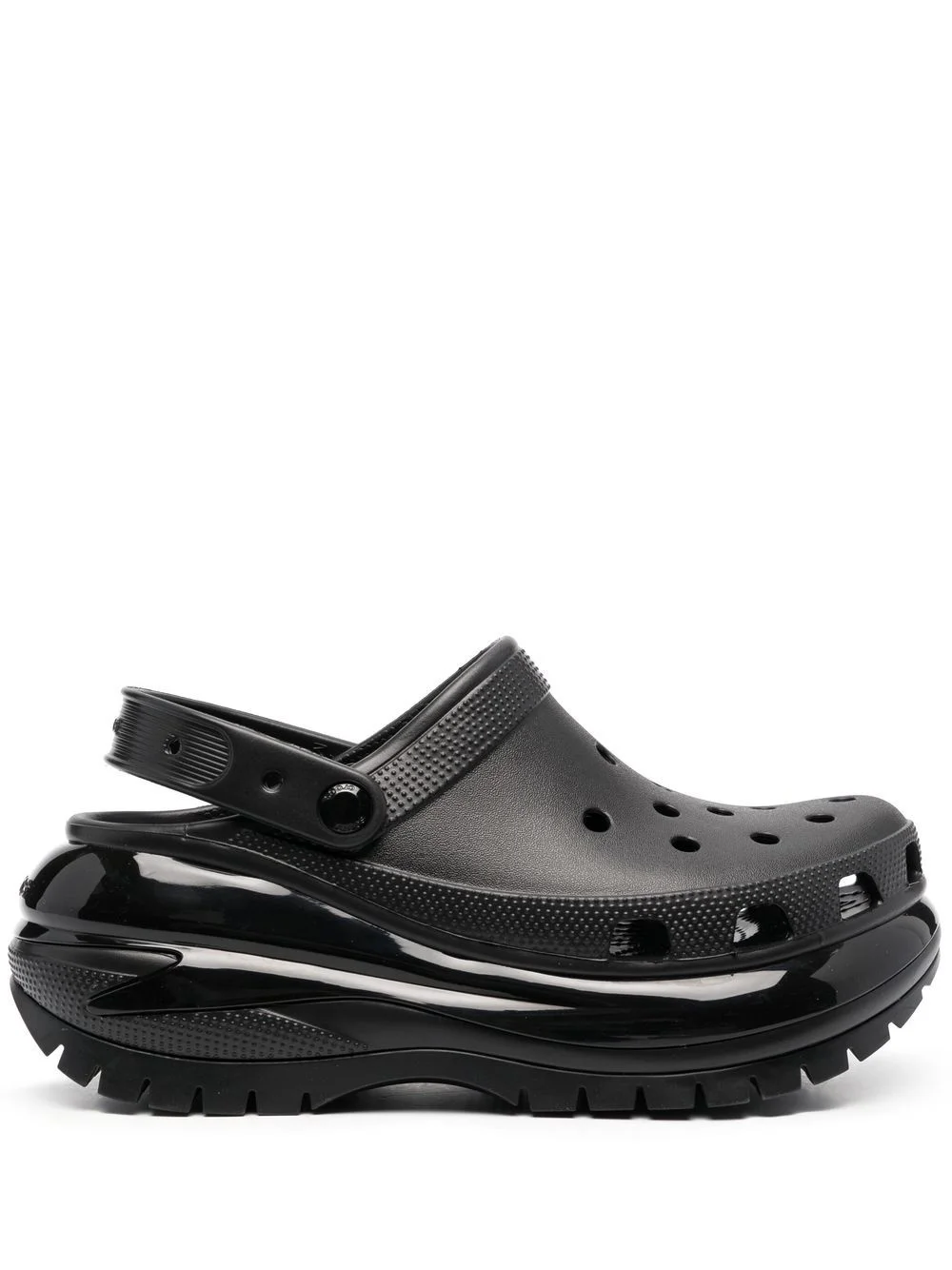 perforated platform clogs - 1