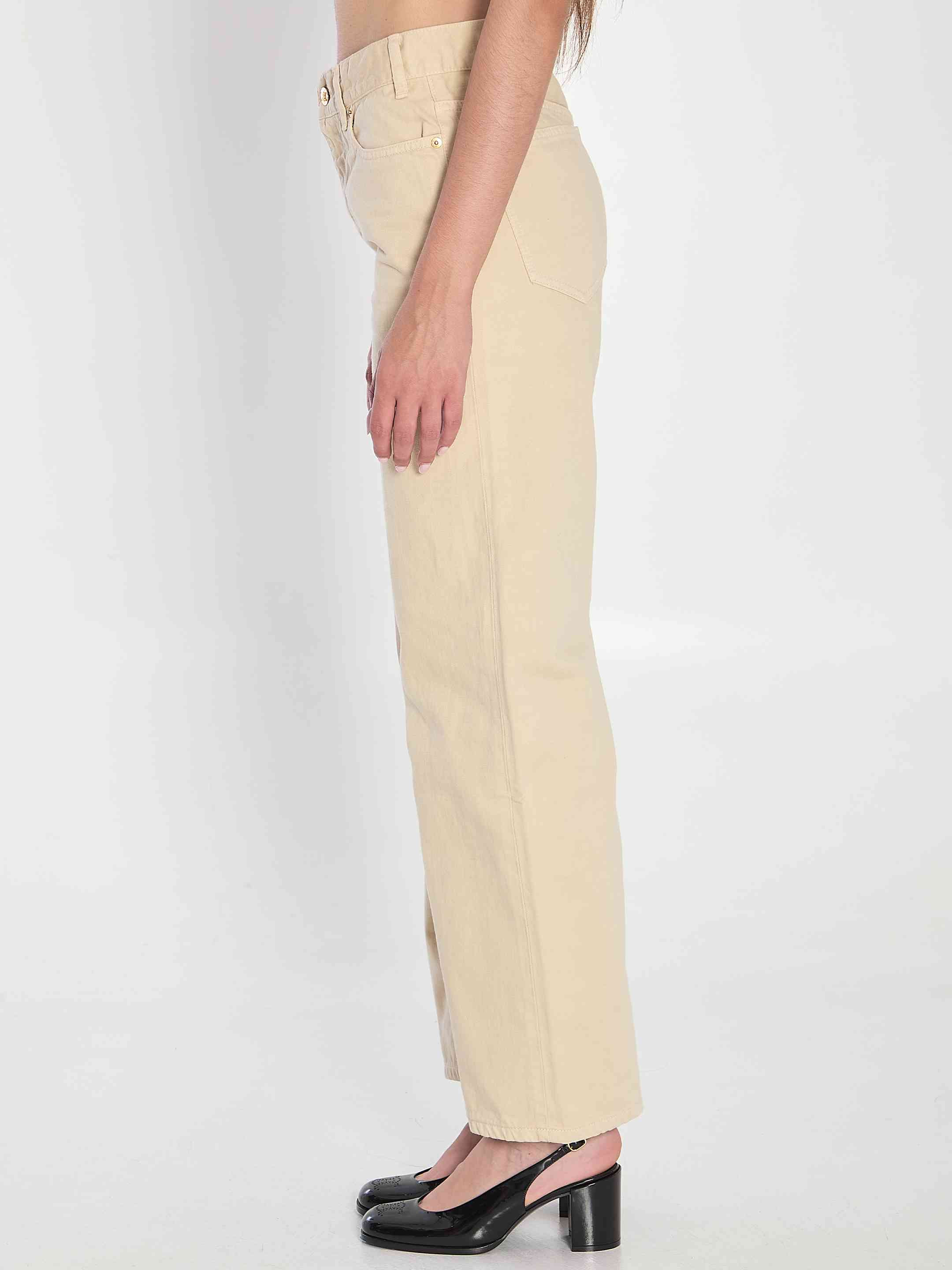 Celine Women Sand-Colored Jeans - 3