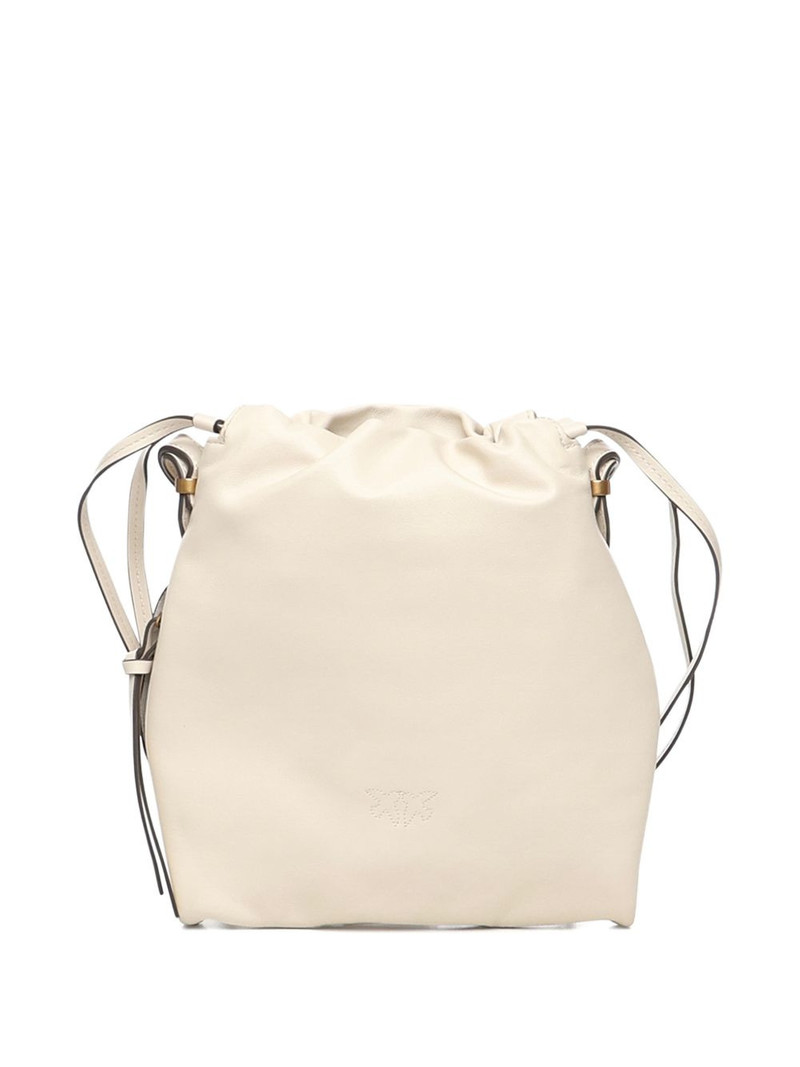 PINKO drawstring logo shoulder bag outlook