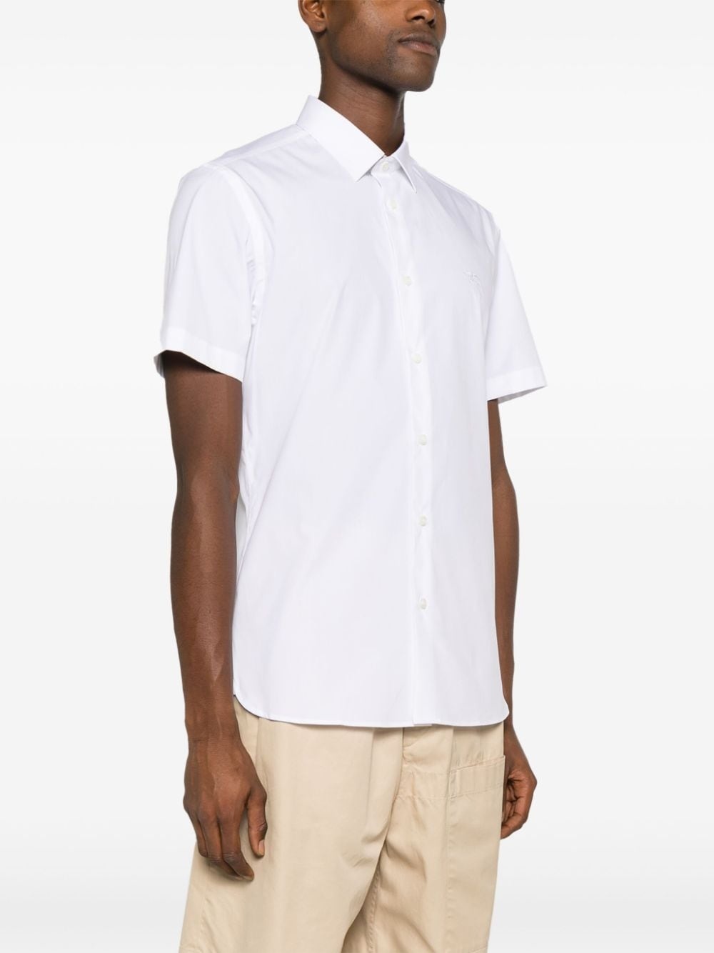 EKD-embroidered cotton shirt - 3