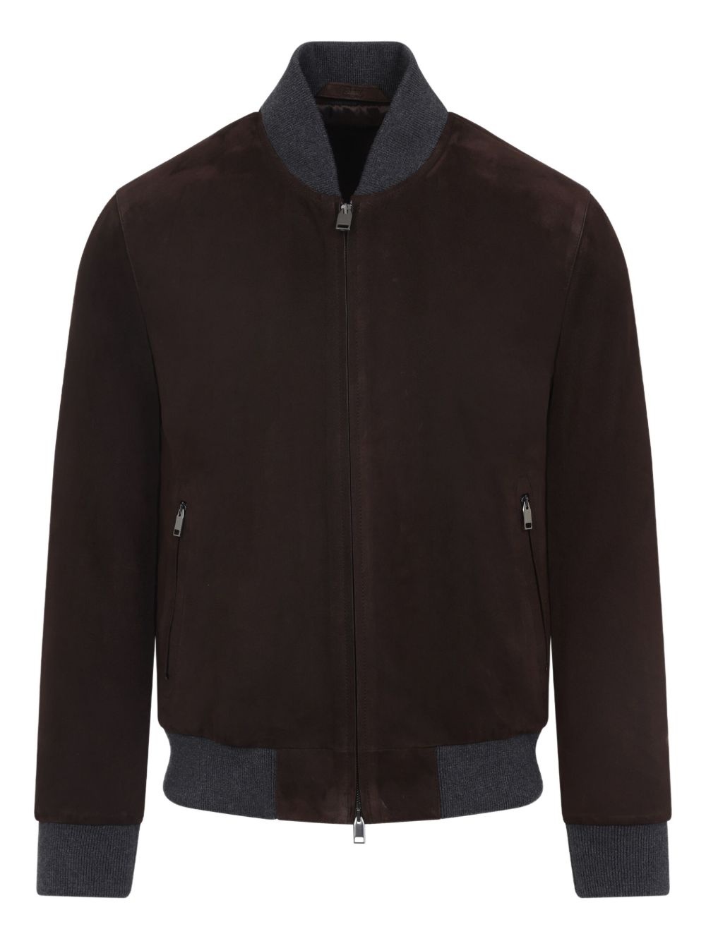 suede bomber jacket - 1
