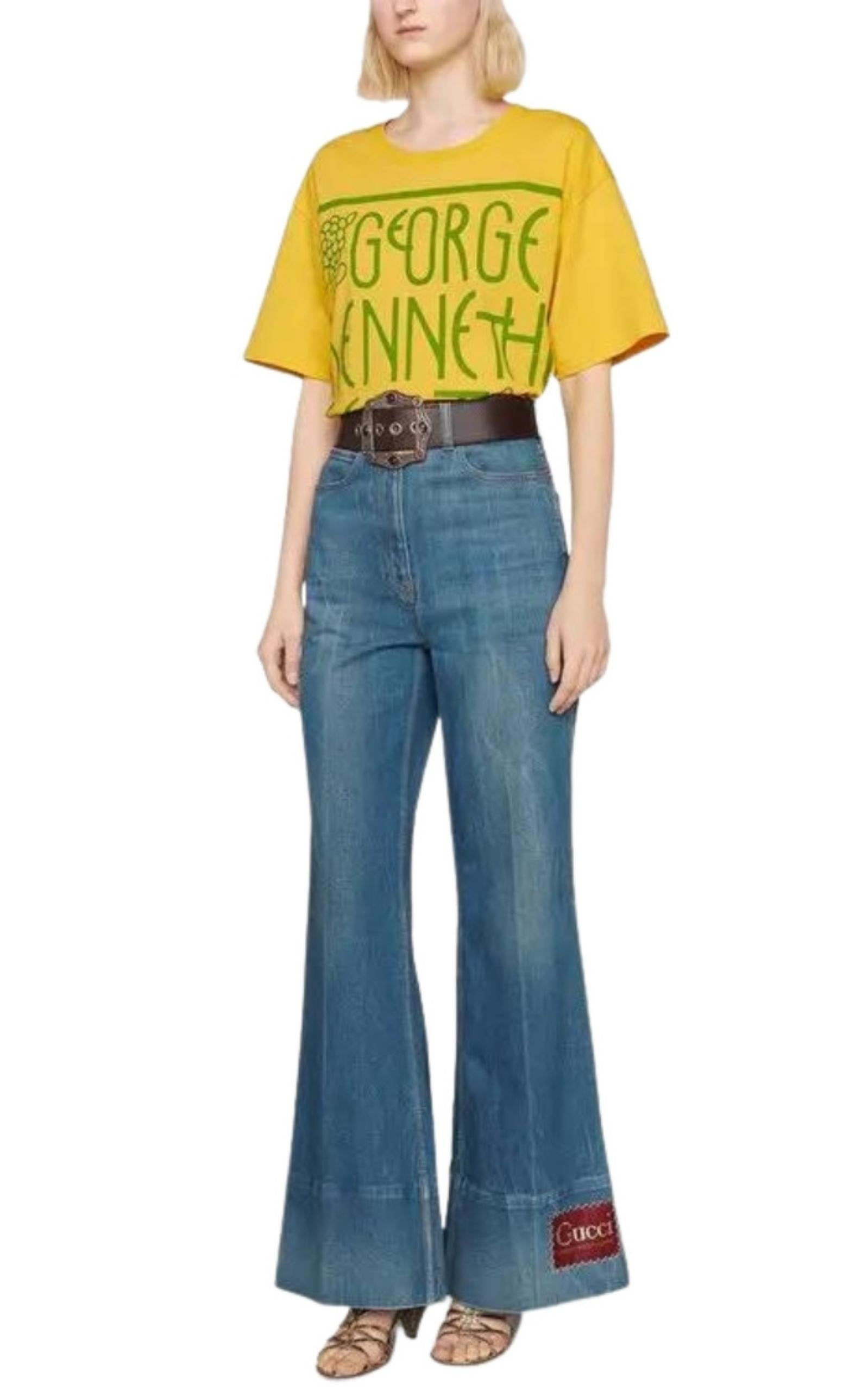 X Ken Scott-Print Cotton T-Shirt - 2