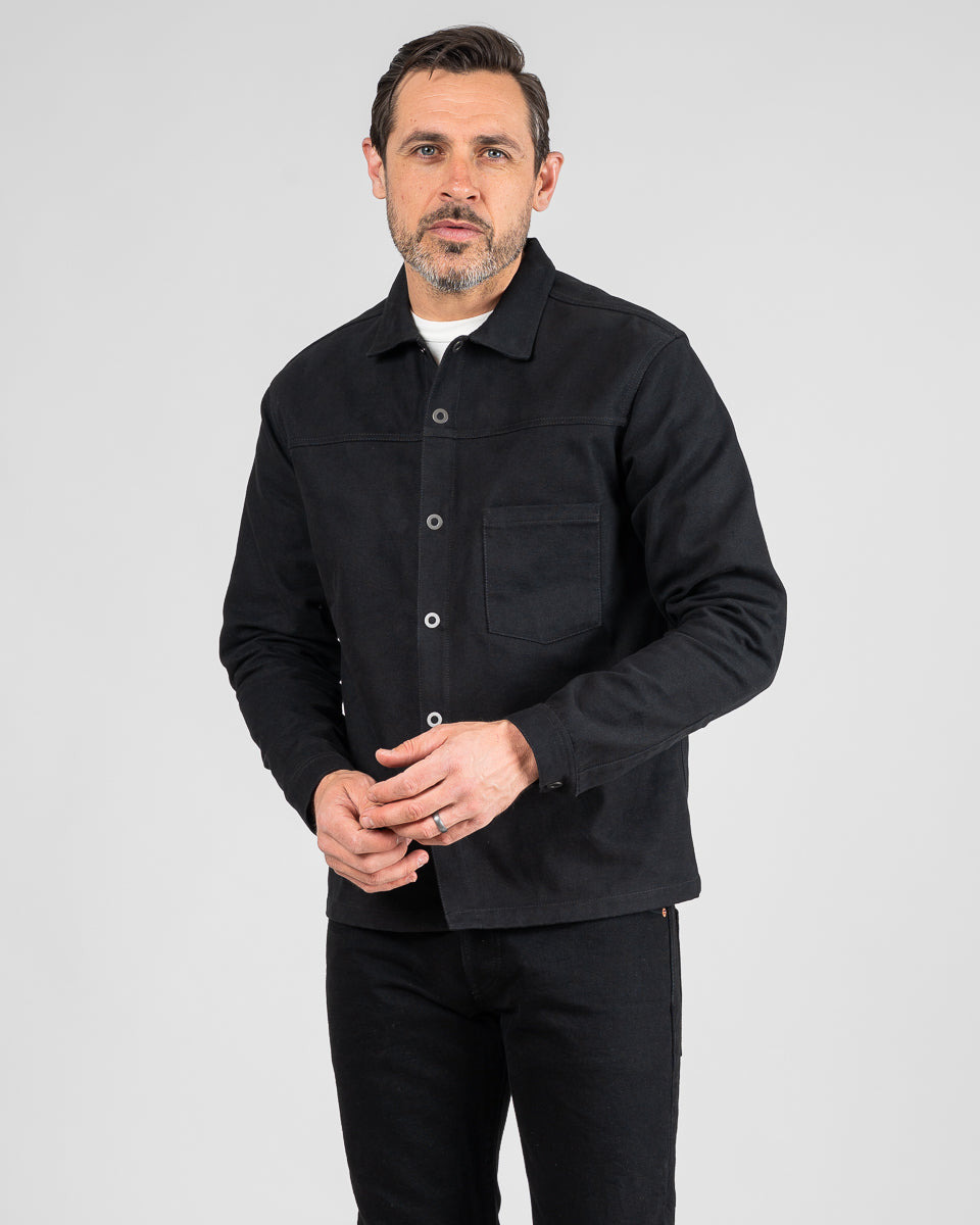 STF-REV71 SaturdayTypeFever - 9oz Black Cotton Shirt - Revolution71 - 2