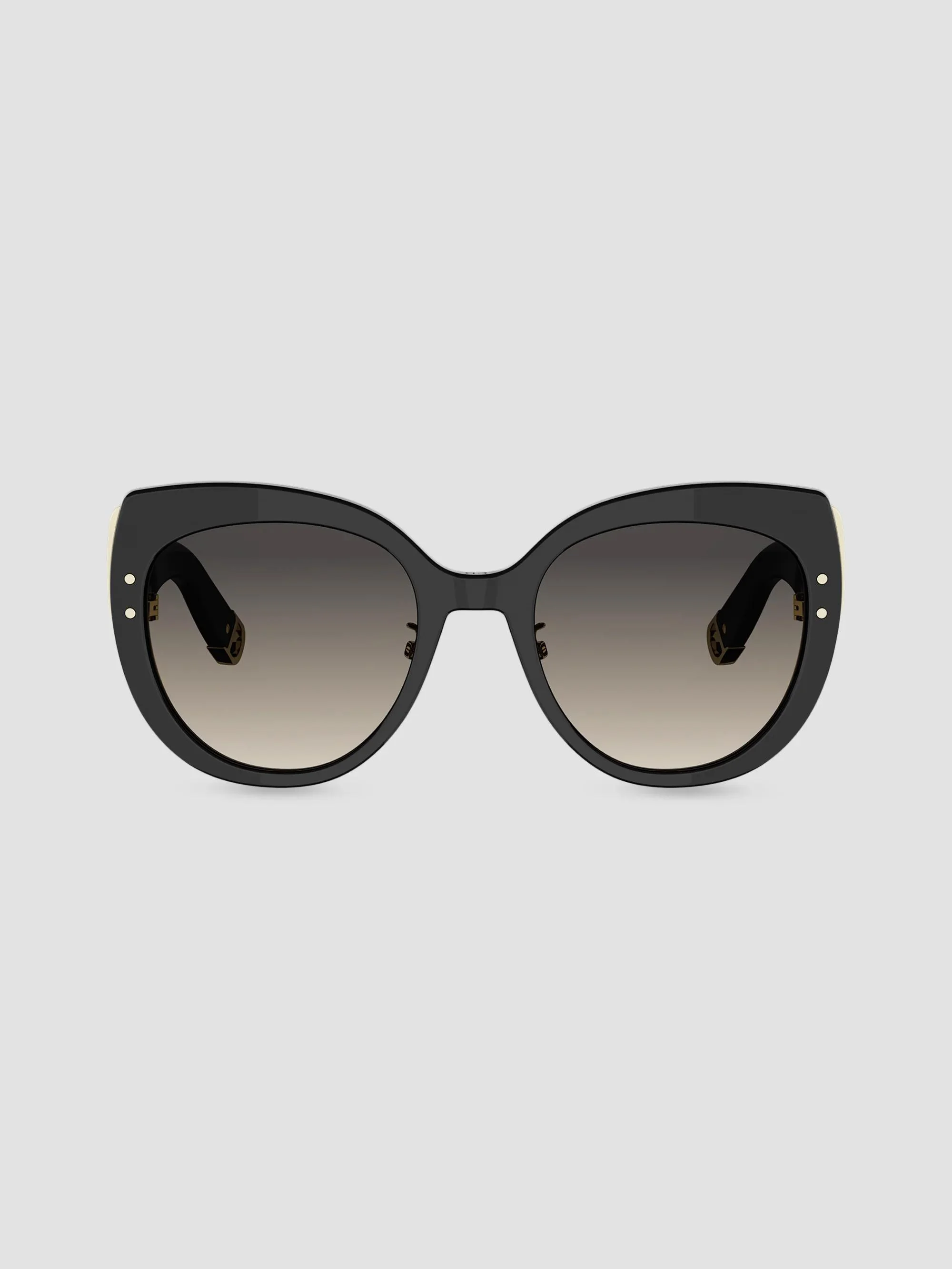 Women's New Dior R1U 54MM Butterfly Sunglasses - Black Grey - 1