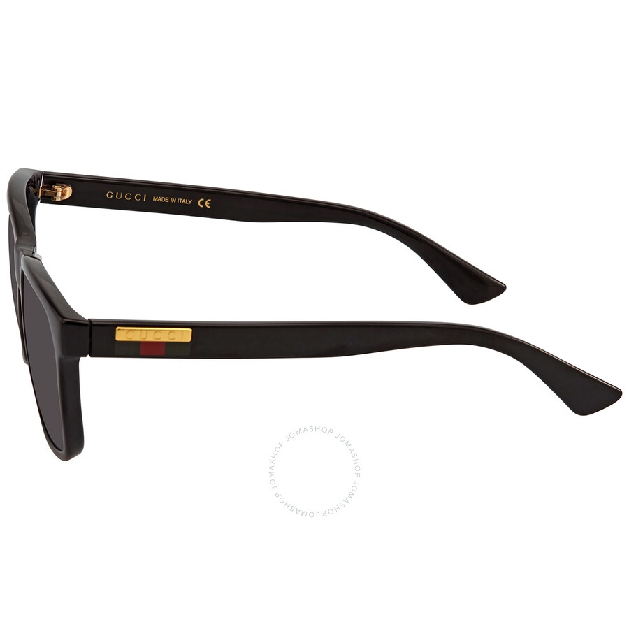 Gucci Grey Rectangular Men's Sunglasses GG0746S 001 57 - 3