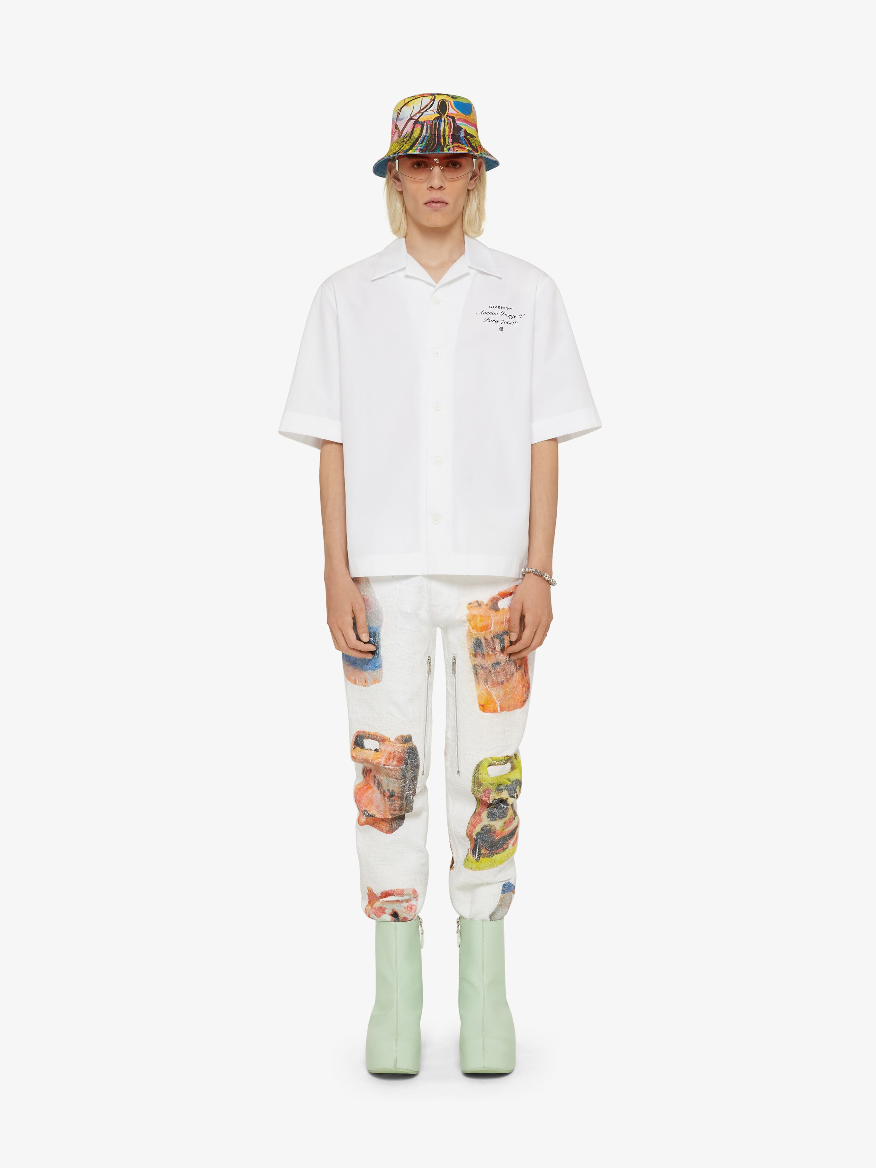 HAWAIIAN SHIRT IN GIVENCHY POPLIN - 2