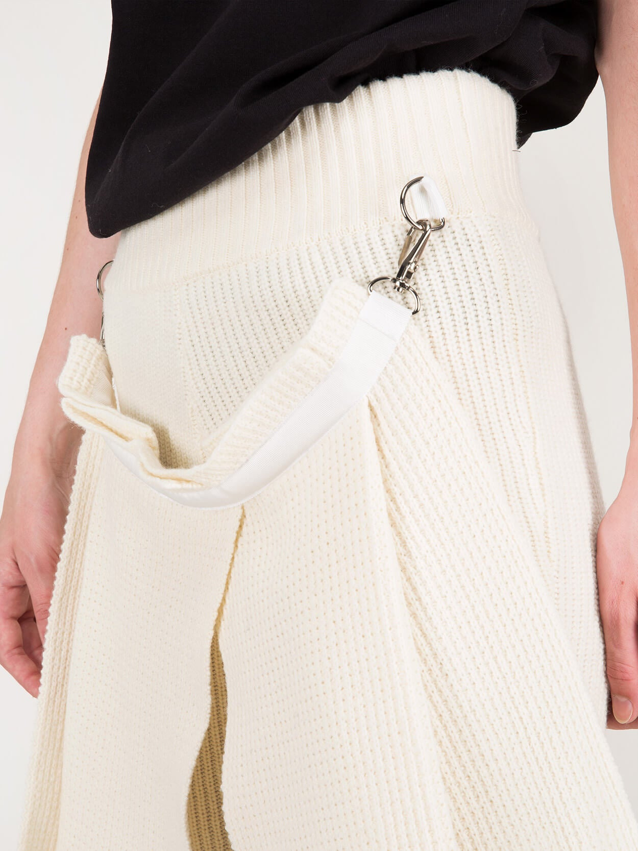 Wool Pant Knit off white - 4