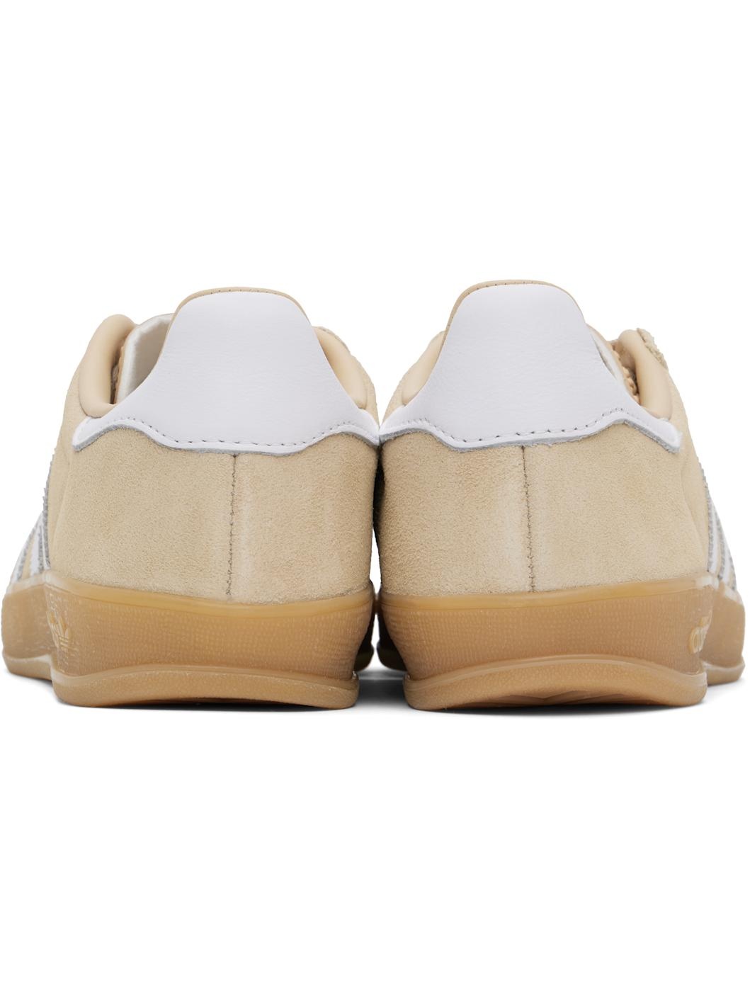 Beige Gazelle Indoor Sneakers - 2