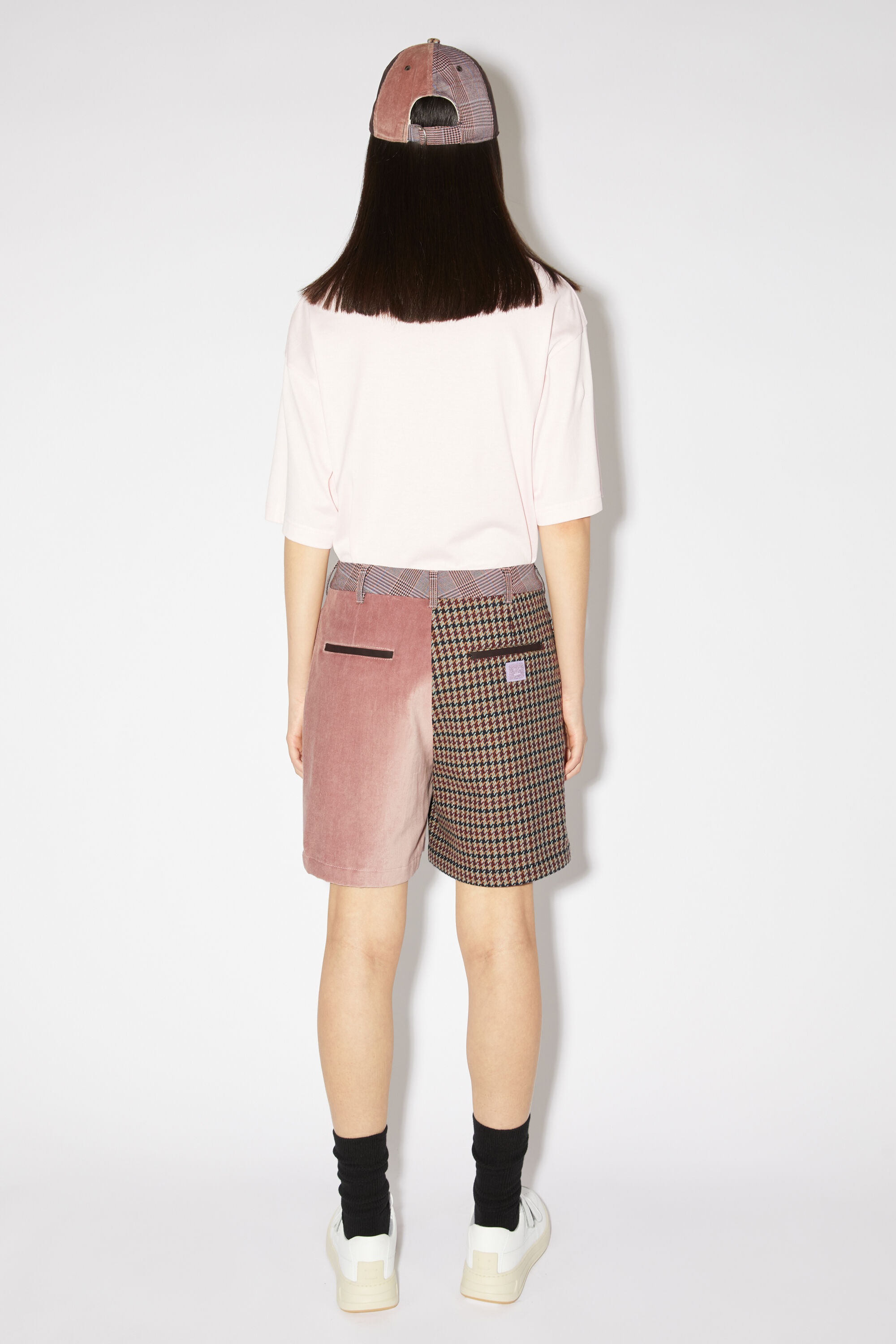 Patchwork shorts - Pink/purple - 3