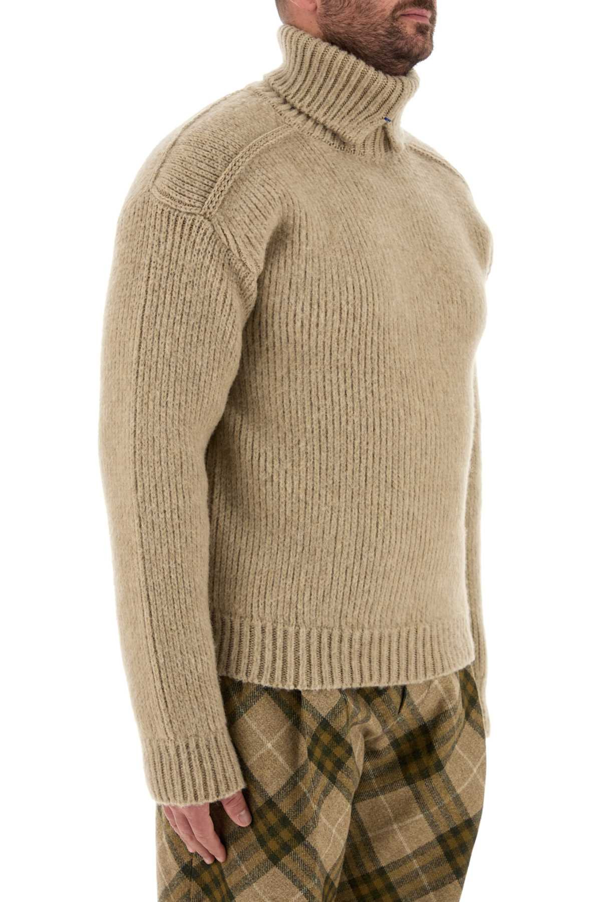 Burberry Men Cappuccino Wool Blend Sweater - 3
