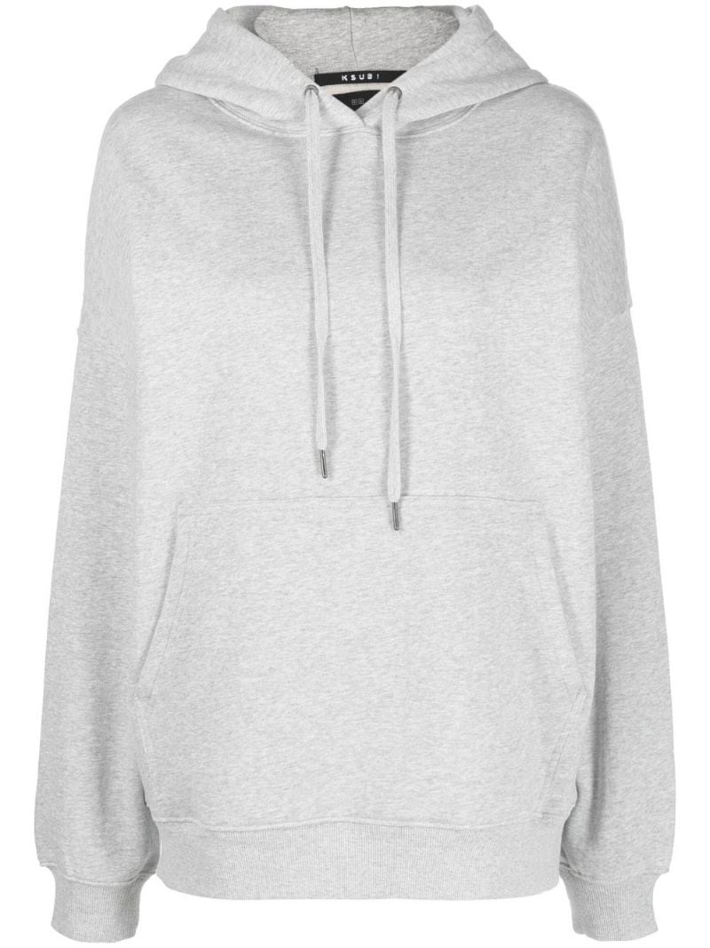 melange boyfriend-cut hoodie - 2