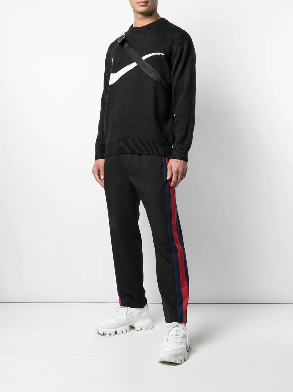 Swoosh print jumper - 2