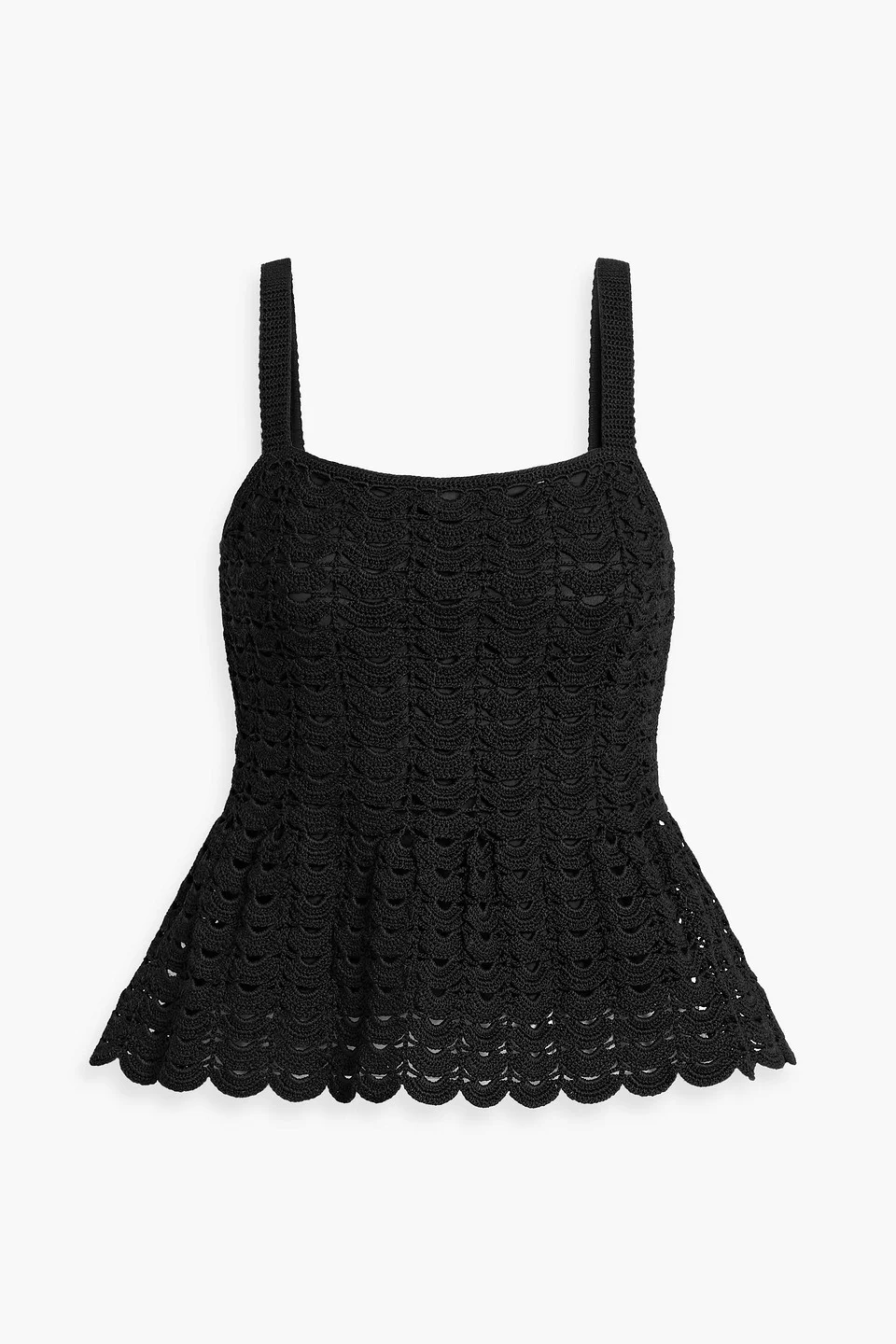 Crochet peplum top - 1