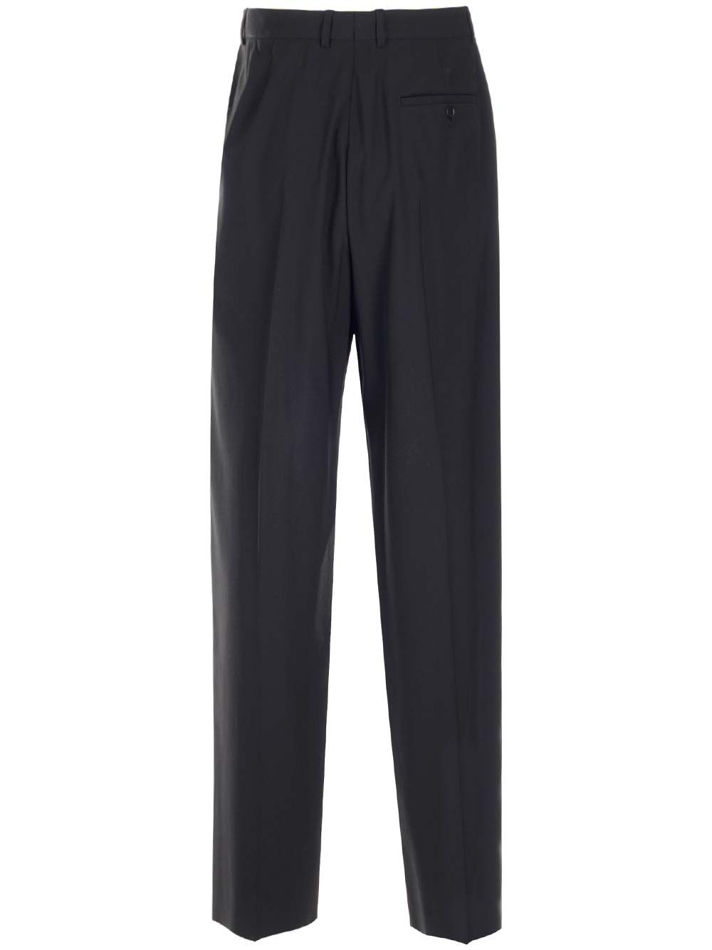 Black Tailored Trousers Black - 2