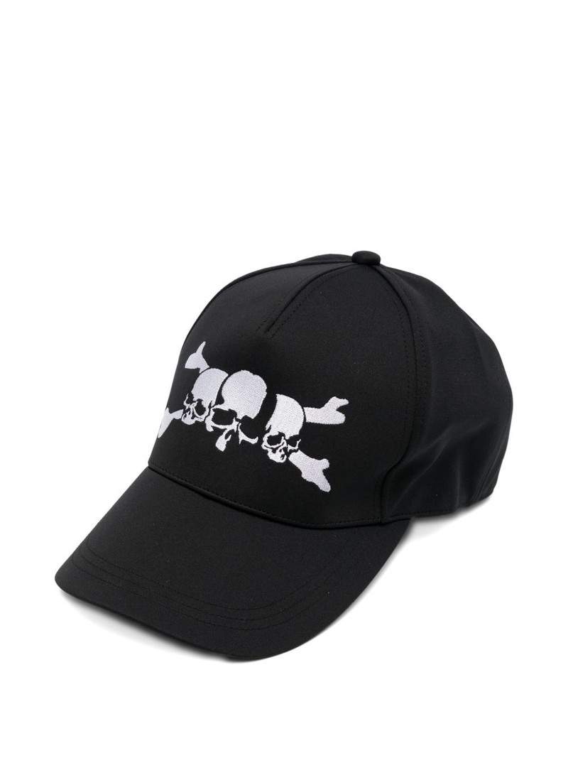logo-embroidered cap 1