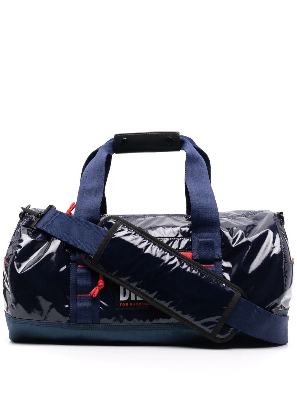 logo-print duffle bag - 1