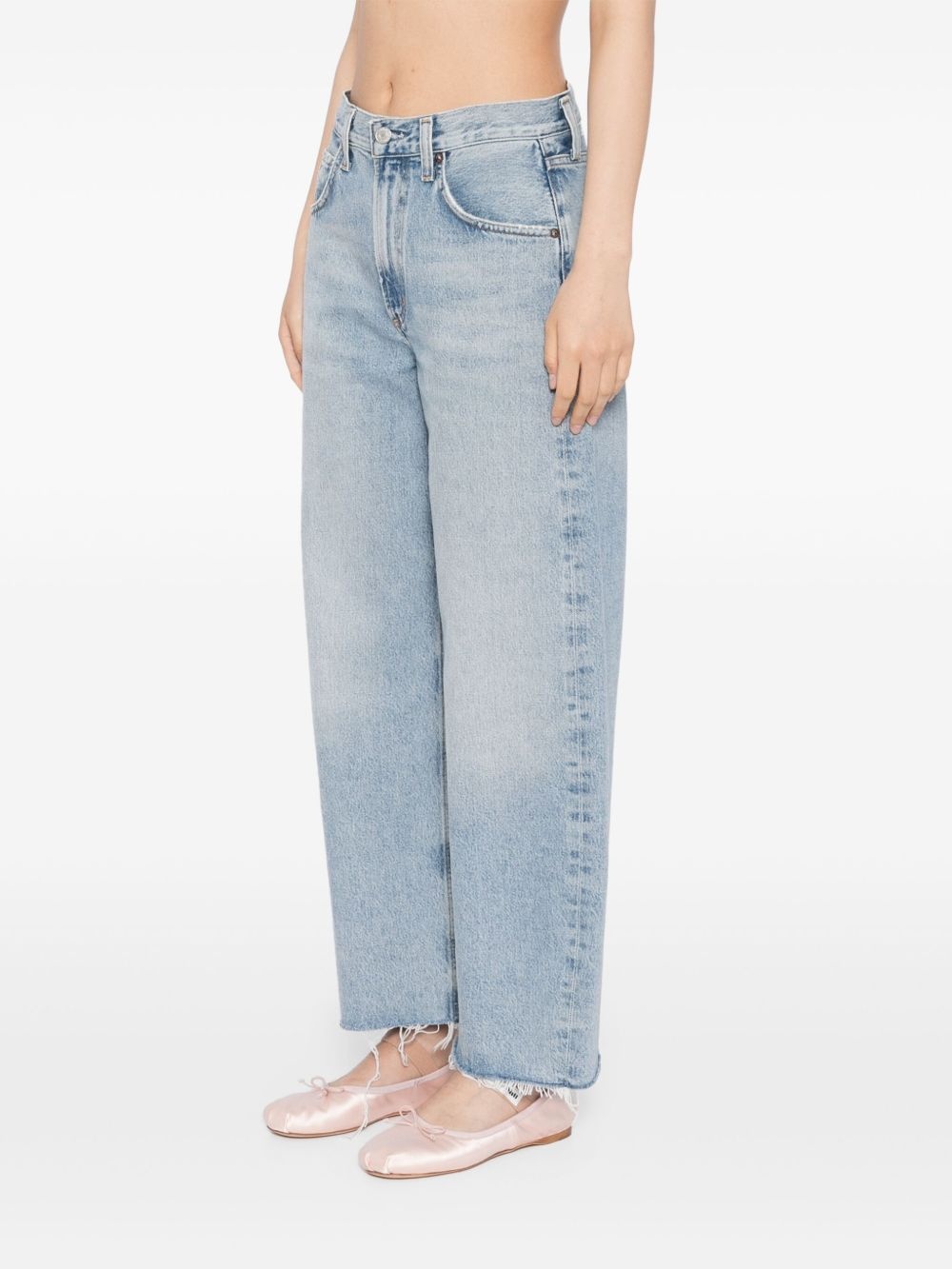 low curve fray jeans - 3