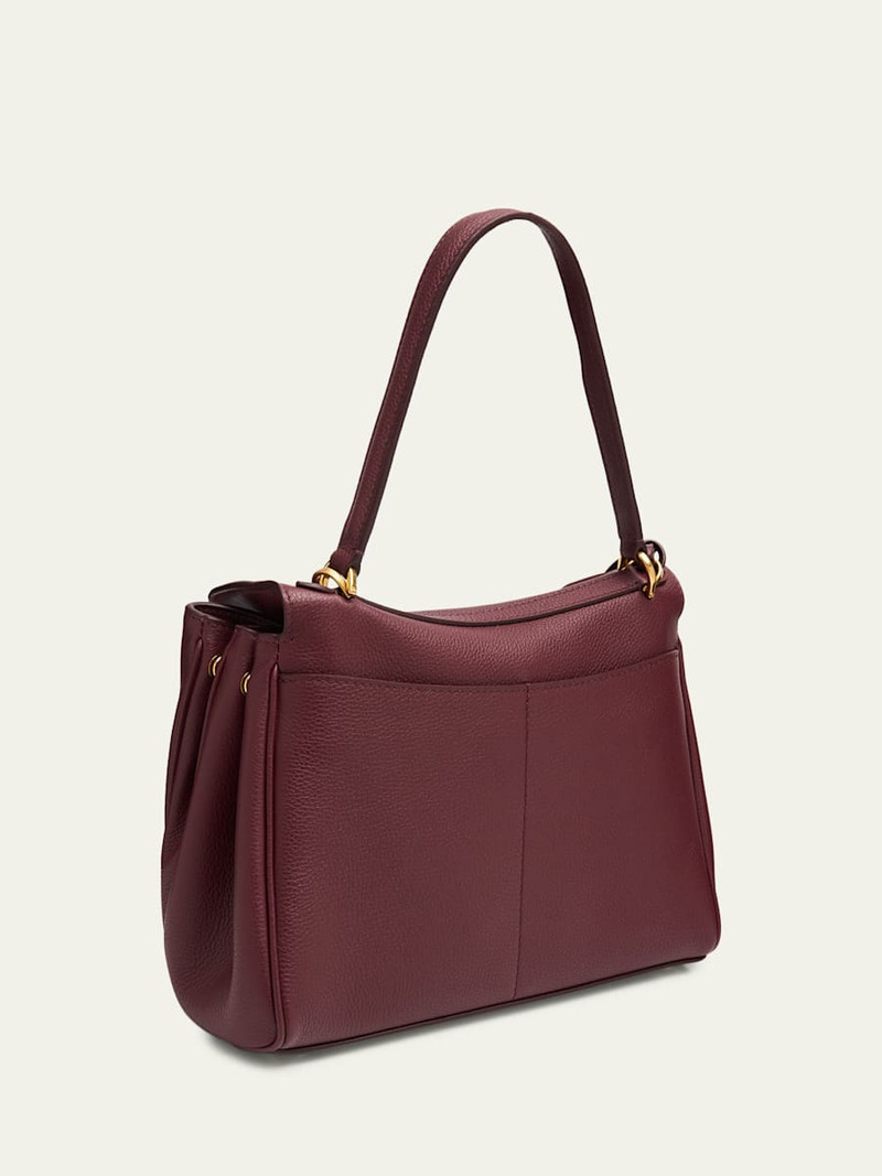 Rodeo Small Grained Leather Top-Handle Bag 3