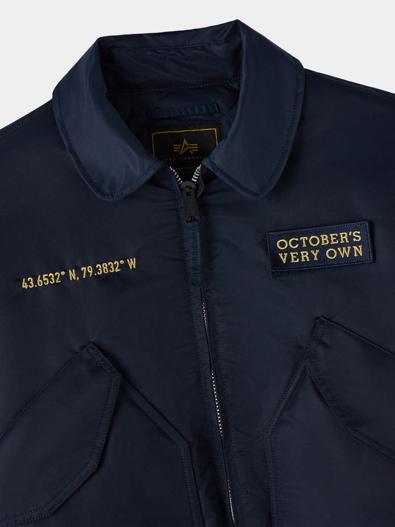OVO x ALPHA CWU 45/P BOMBER JACKET 7