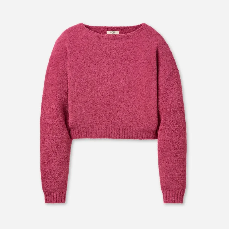 ® Women's Novalie Slouchy Pullover Polyester Tops in Strawberry - 1