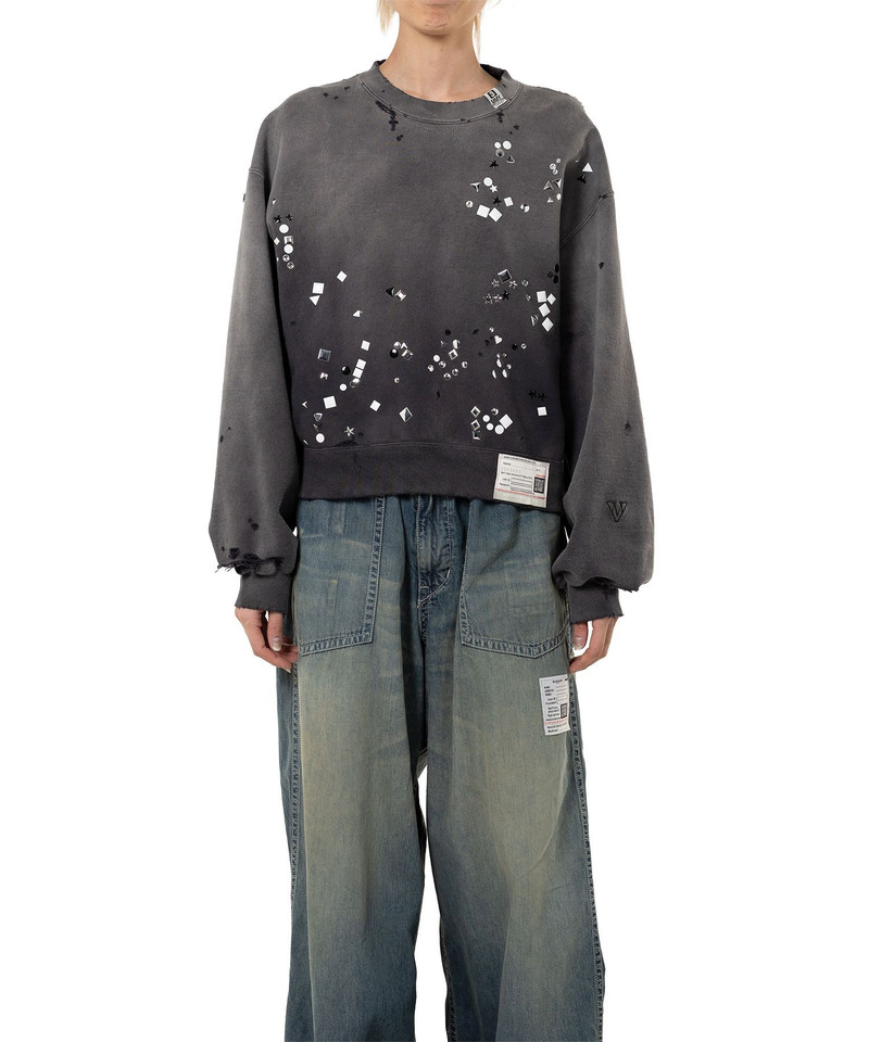 Sun Faded Like Embellished Sweatshirt 4