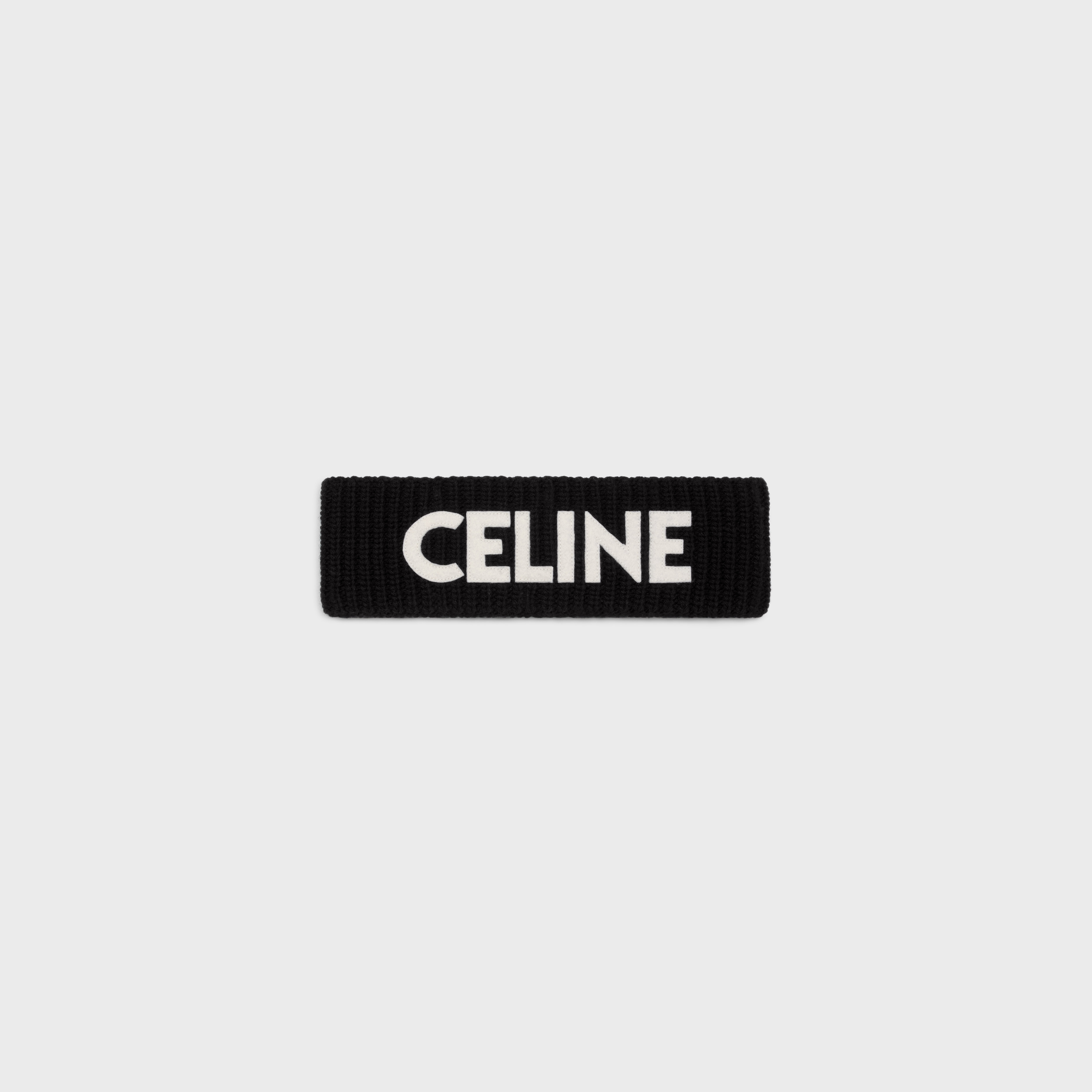 celine headband in ribbed wool - 1