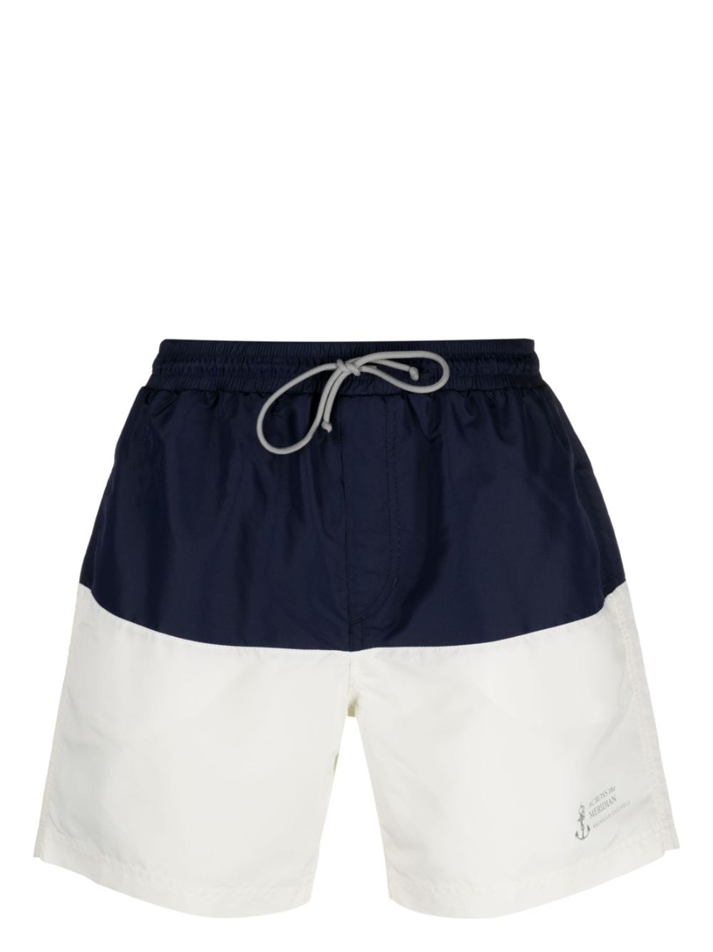 colour-block swim shorts - 1