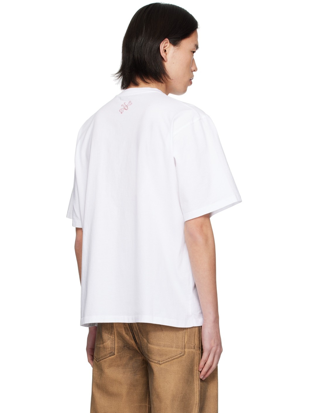 White Printed T-Shirt - 3